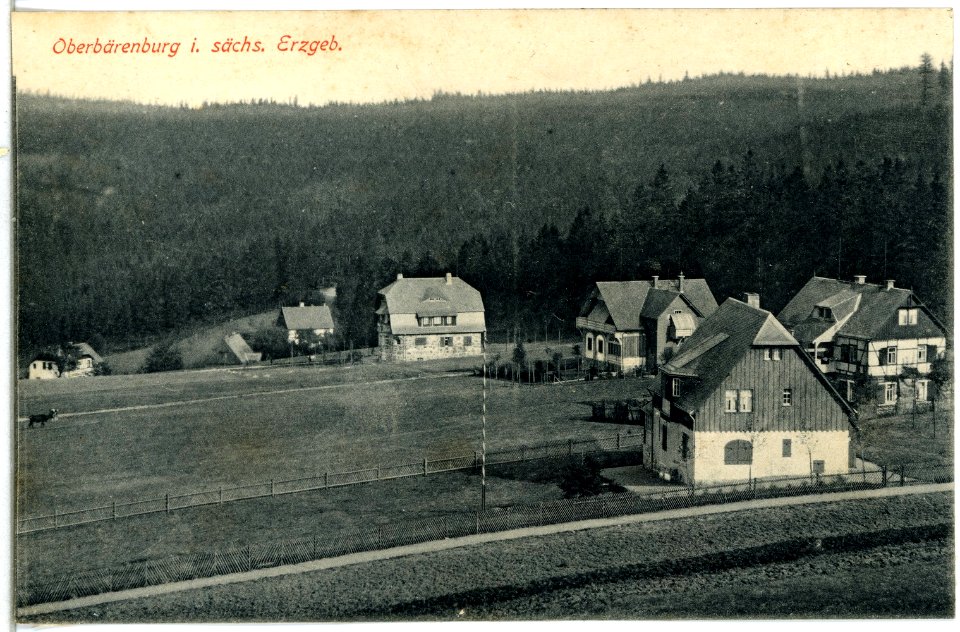 14178-Oberbärenburg-1912-Blick auf Oberbärenburg-Brück & Sohn Kunstverlag
