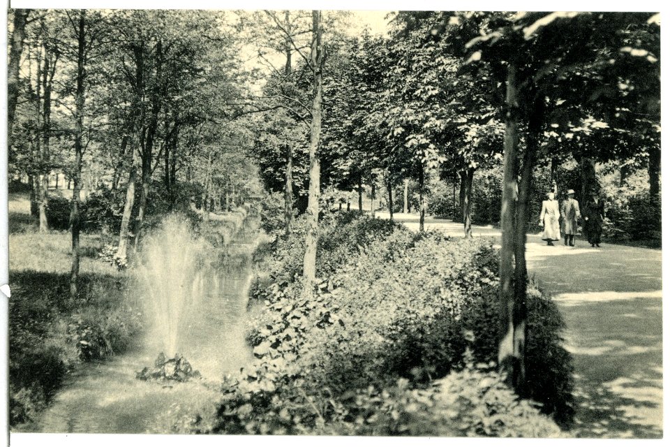 13566-Bad Elster-1911-Kurpark, An der Promenade-Brück & Sohn Kunstverlag
