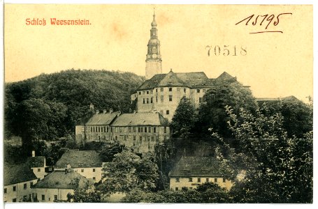 13663-Weesenstein-1911-Schloß-Brück & Sohn Kunstverlag