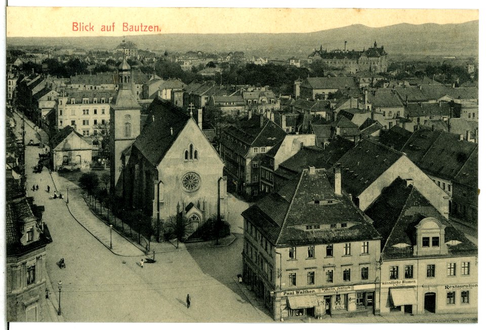 13581-Bautzen-1911-Blick auf Bautzen-Brück & Sohn Kunstverlag