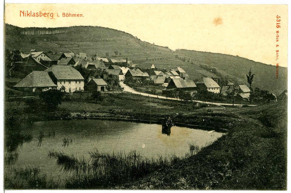 05316-Niklasberg-1904-Ortsansicht-Brück & Sohn Kunstverlag