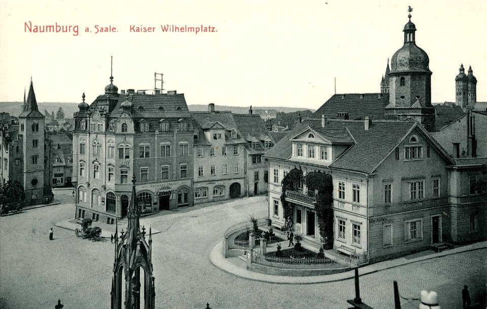 13923-Naumburg-1912-Kaiser Wilhelm - Platz-Brück & Sohn Kunstverlag