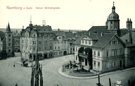 13923-Naumburg-1912-Kaiser Wilhelm - Platz-Brück & Sohn Kunstverlag