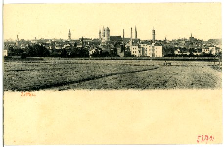 05272-Zittau-1904-Blick nach Zittau-Brück & Sohn Kunstverlag