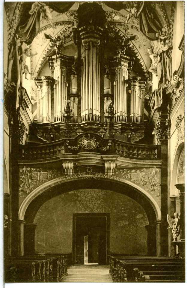 14378-Ossegg-1912-Orgel im Stift-Brück & Sohn Kunstverlag