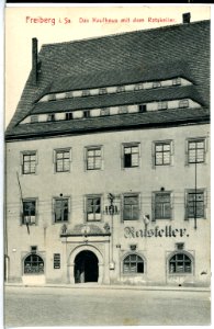 13841-Freiberg-1912-Das Kaufhaus mit dem Ratskeller-Brück & Sohn Kunstverlag