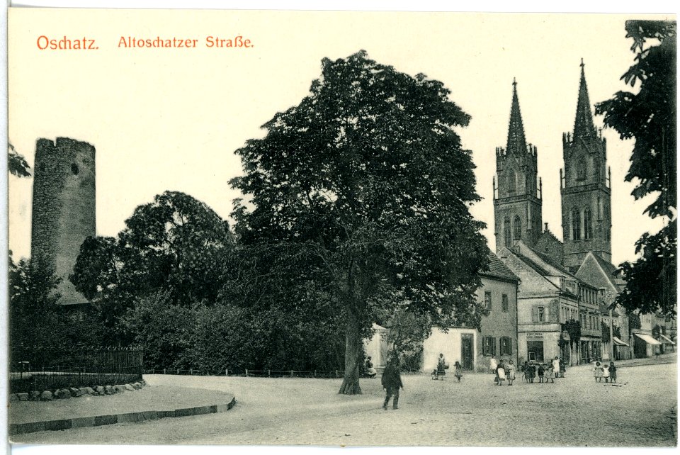 14029-Oschatz-1912-Altoschatzer Straße-Brück & Sohn Kunstverlag
