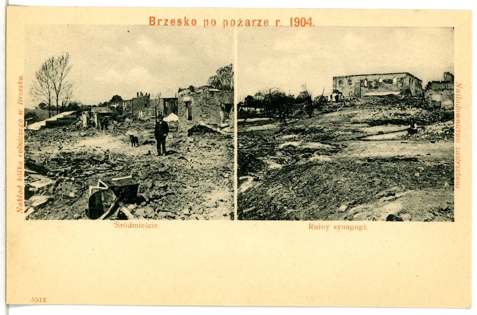 05512-Brzesko-1904-Brzesko po pozarze (Brzesko nach Brand)-Brück & Sohn Kunstverlag