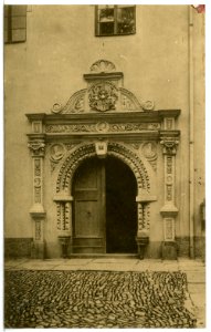 13467-Marienberg-1911-Portal des Rathauses-Brück & Sohn Kunstverlag