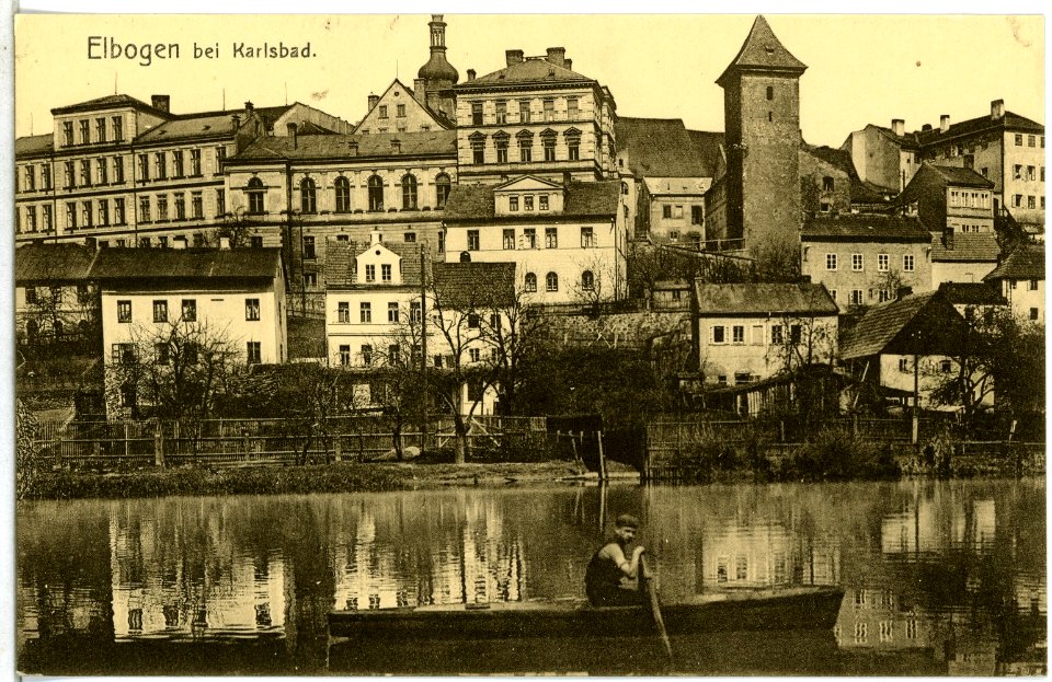 13718-Elbogen-1912-Blick auf Elbogen-Brück & Sohn Kunstverlag