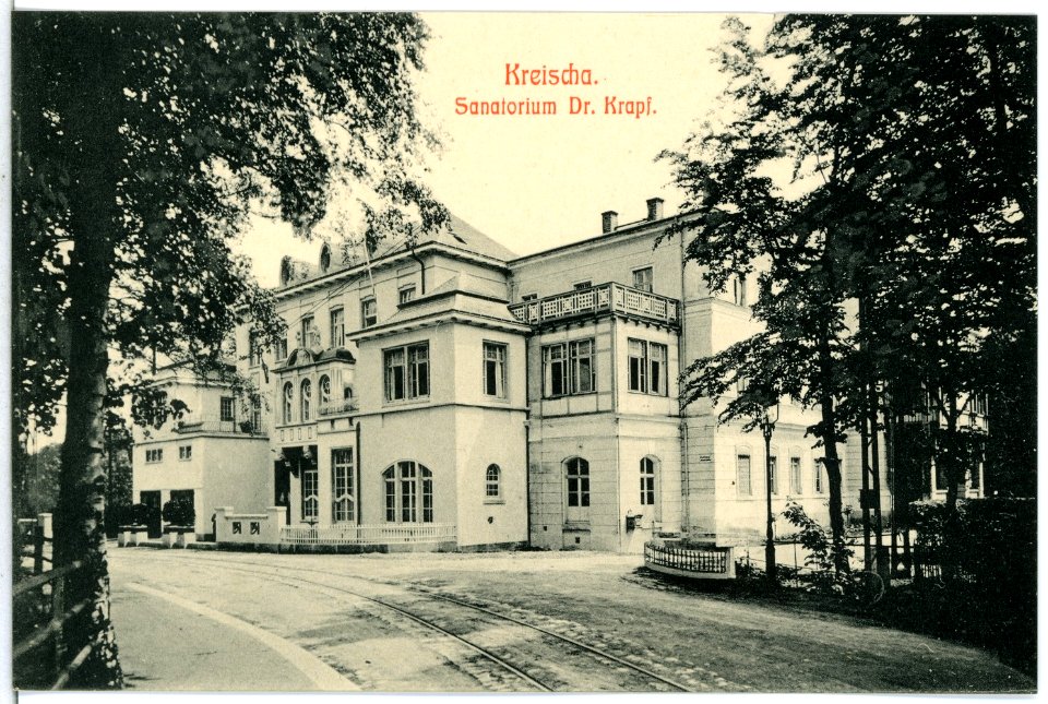 13660-Kreischa-1911-Sanatorium Dr. Krapf-Brück & Sohn Kunstverlag