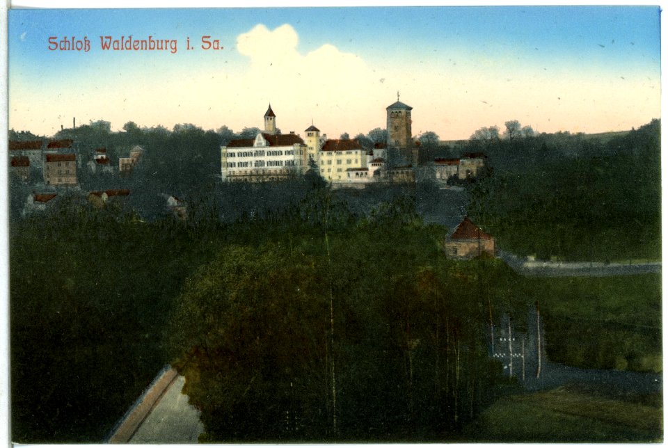 14149-Waldenburg-1912-Schloß-Brück & Sohn Kunstverlag