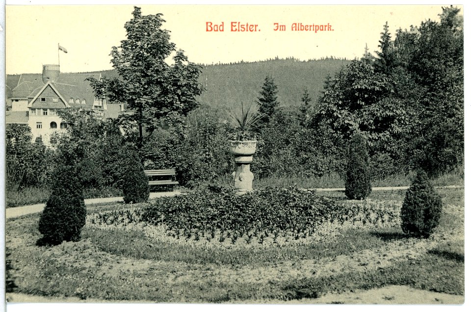 13691-Bad Elster-1911-Albertpark-Brück & Sohn Kunstverlag