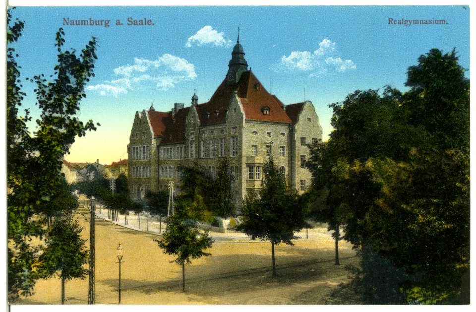 14102-Naumburg-1912-Realgymnasium-Brück & Sohn Kunstverlag