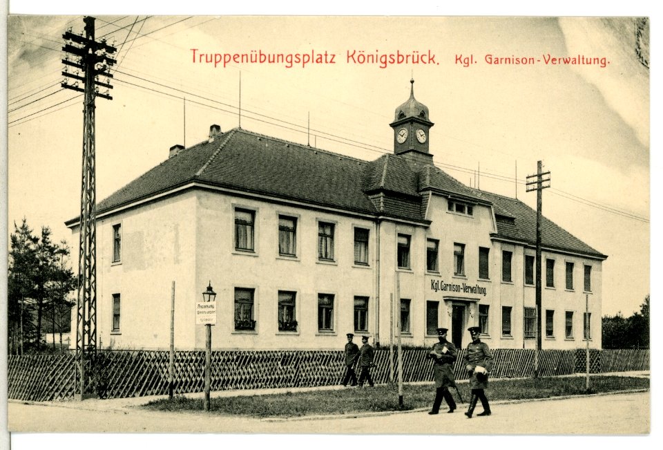 12994-Königsbrück-1911-Truppenübungsplatz, Garnisons - Verwalt.-Brück & Sohn Kunstverlag