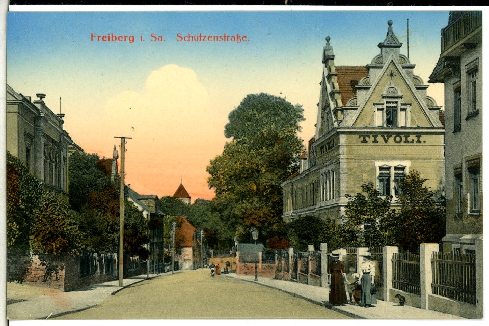 13843-Freiberg-1912-Schützenstraße-Brück & Sohn Kunstverlag