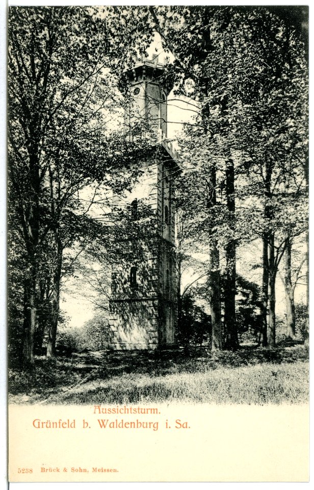 05238-Grünfeld-1904-Aussichtsturm-Brück & Sohn Kunstverlag