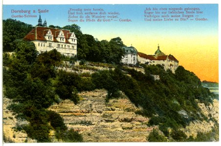 12788-Dornburg-1911-Goethe - Schloß-Brück & Sohn Kunstverlag