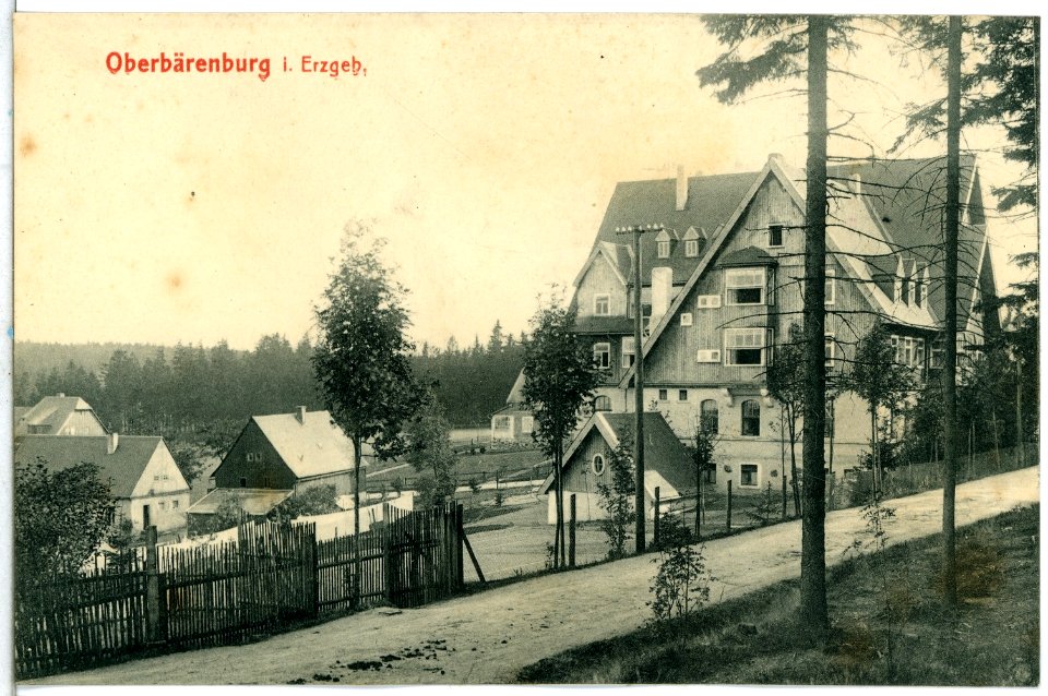 14177-Oberbärenburg-1912-Blick auf Oberbärenburg-Brück & Sohn Kunstverlag