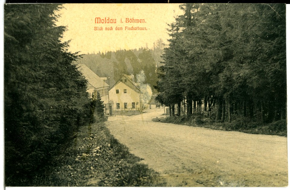 13722-Moldau-1912-Fischerhaus-Brück & Sohn Kunstverlag