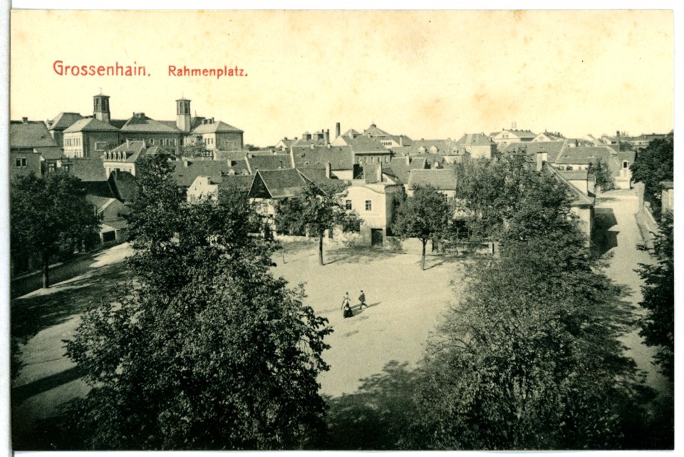 14108-Großenhain-1912-Rahmenplatz-Brück & Sohn Kunstverlag