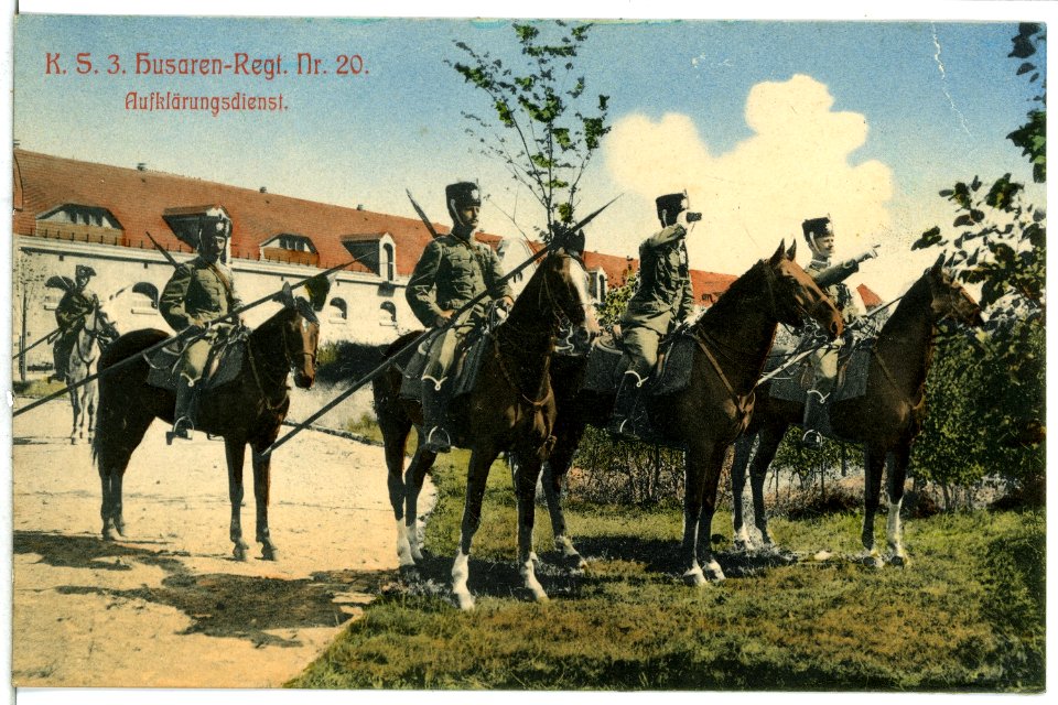 14036-Bautzen-1912-3. Husaren-Regiment Nr. 20 - Aufklärungsdienst-Brück & Sohn Kunstverlag