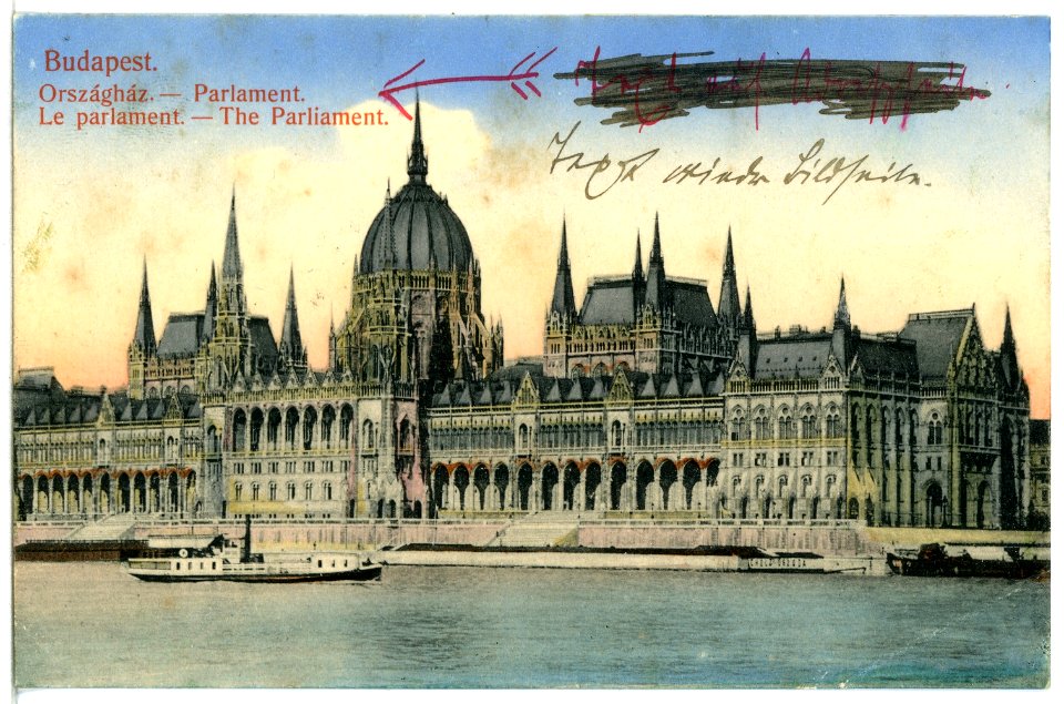 12800-Budapest-1911-Parlament-Brück & Sohn Kunstverlag