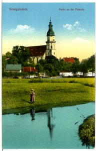 12953-Königsbrück-1911-Partie an der Pulsnitz-Brück & Sohn Kunstverlag