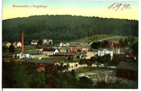13970-Bienenmühle-1912-Blick auf Bienenmühle-Brück & Sohn Kunstverlag