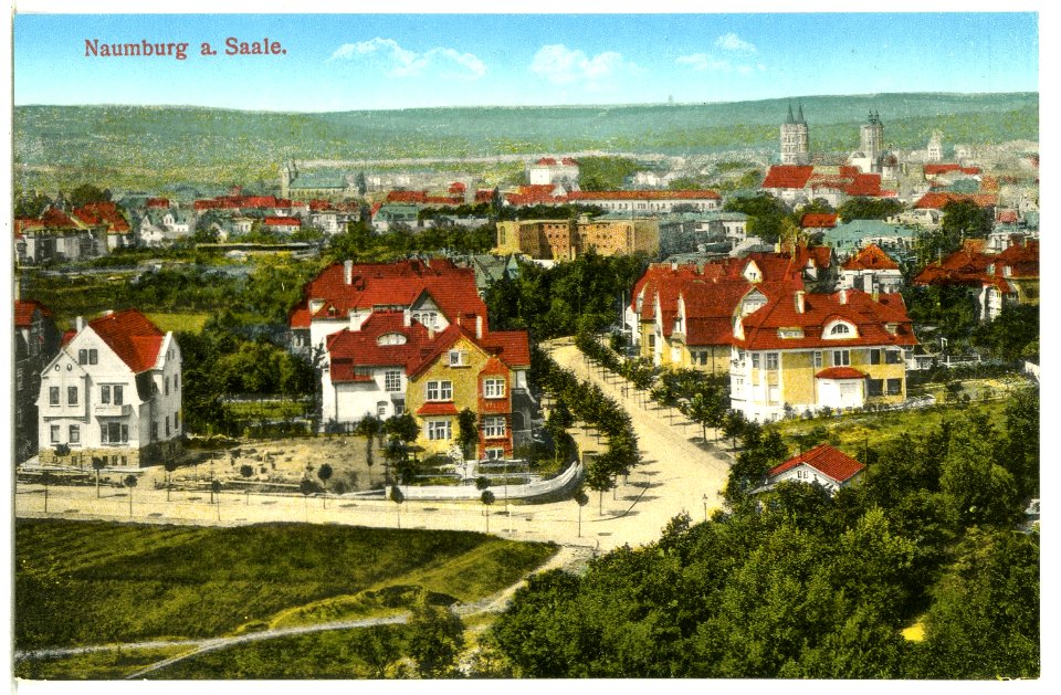 14096-Naumburg-1912-Blick auf Naumburg-Brück & Sohn Kunstverlag