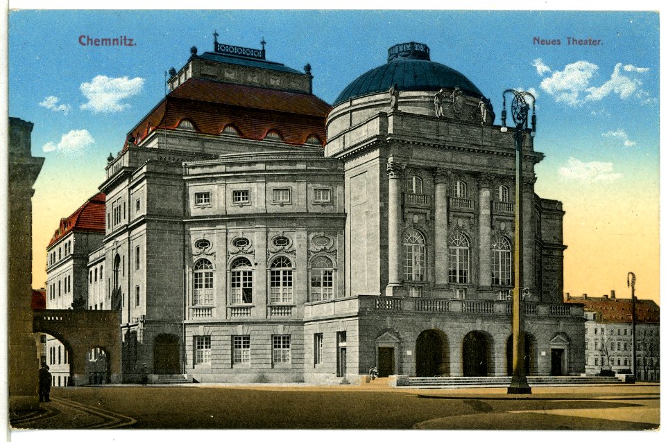 12790-Chemnitz-1911-Neues Theater (Opernhaus)-Brück & Sohn Kunstverlag