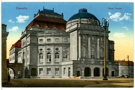 12790-Chemnitz-1911-Neues Theater (Opernhaus)-Brück & Sohn Kunstverlag