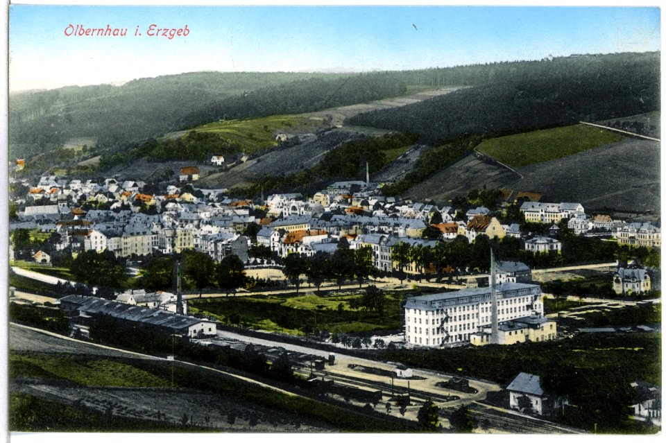 13890-Olbernhau-1912-Blick auf Olbernhau-Brück & Sohn Kunstverlag
