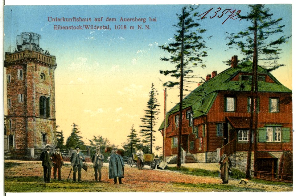13572-Eibenstock-1911-Unterkunftshaus auf dem Auersberg-Brück & Sohn Kunstverlag