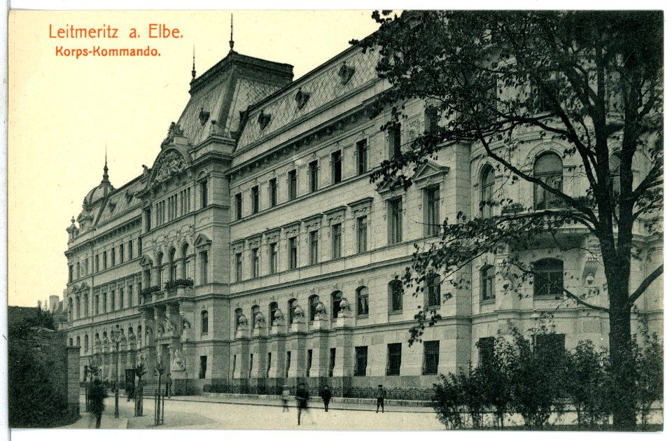 12872-Leitmeritz-1911-Korps - Kommando-Brück & Sohn Kunstverlag