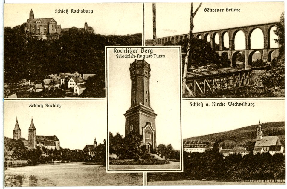 14147-Rochlitz-1912-verschiedene Stadtansichten-Brück & Sohn Kunstverlag