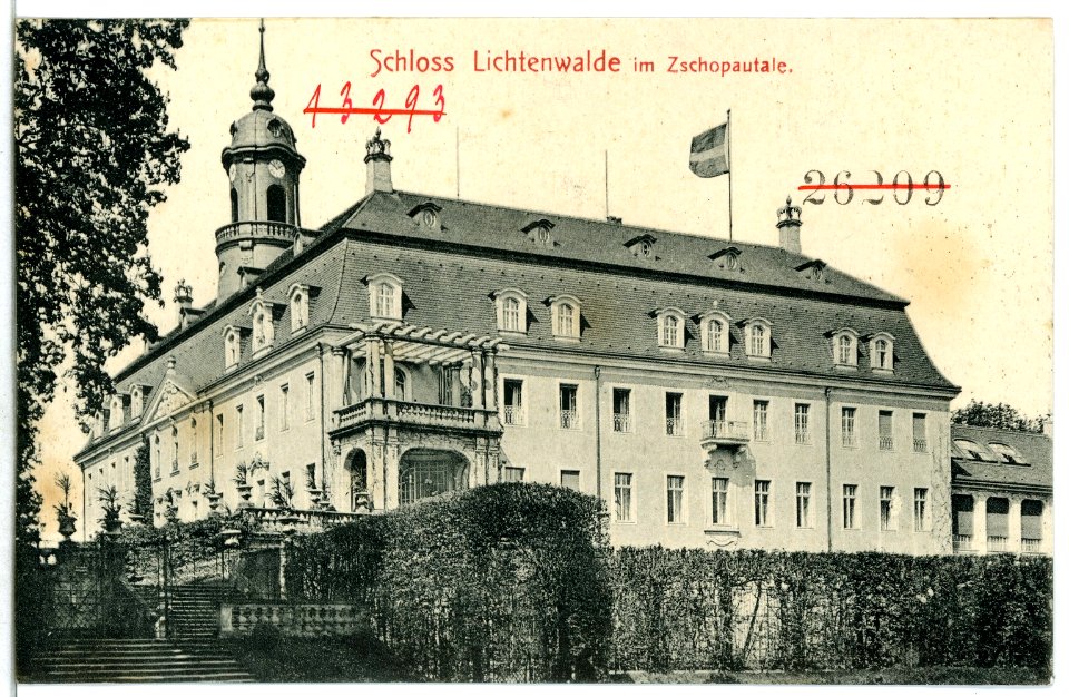 13051-Lichtenwalde-1911-Schloß Lichtenwalde im Zschopautale-Brück & Sohn Kunstverlag