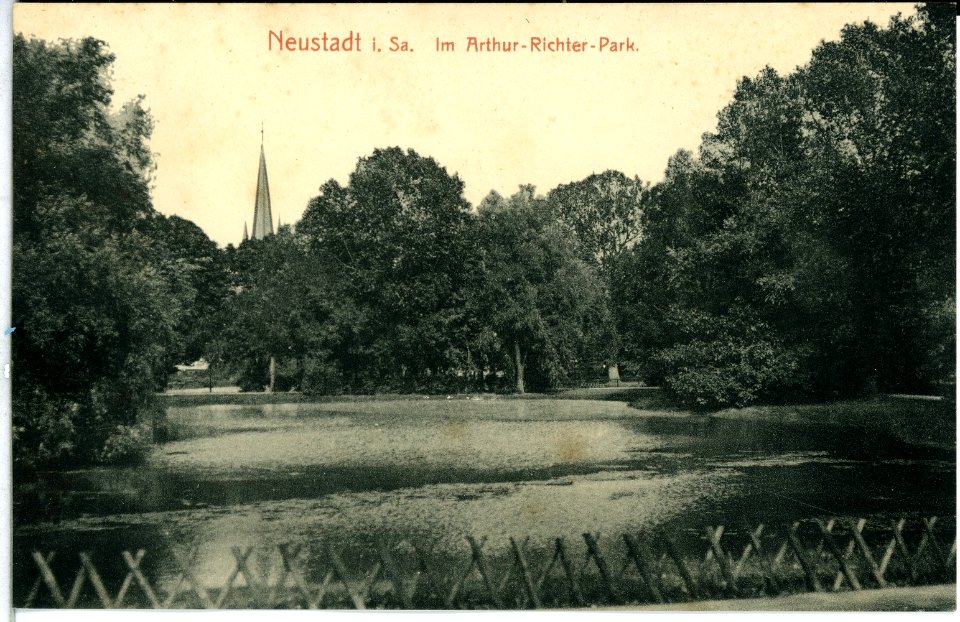 14077-Neustadt-1912-Arthur-Richter-Park-Brück & Sohn Kunstverlag