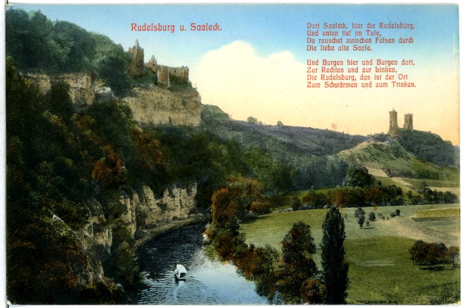 13871-Rudelsburg-1912-und Saaleck-Brück & Sohn Kunstverlag