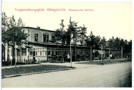 12990-Königsbrück-1911-Truppenübungsplatz, Hempelsche Kantine-Brück & Sohn Kunstverlag