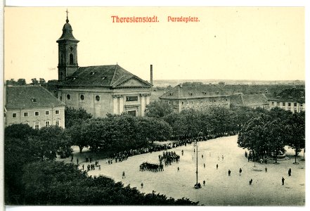 12572-Theresienstadt-1911-Paradeplatz-Brück & Sohn Kunstverlag