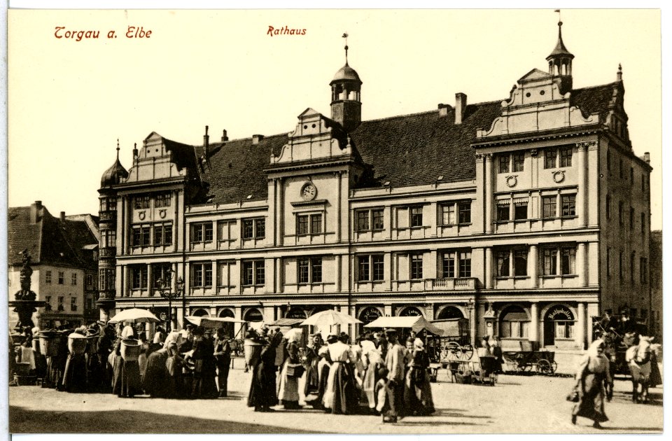 12888-Torgau-1911-Rathaus-Brück & Sohn Kunstverlag
