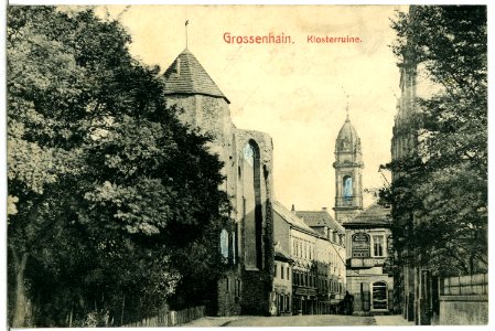 14114-Großenhain-1912-Klosterruine-Brück & Sohn Kunstverlag