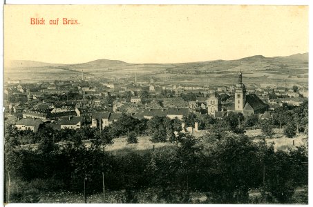 13881-Brüx-1912-Blick auf Brüx-Brück & Sohn Kunstverlag photo