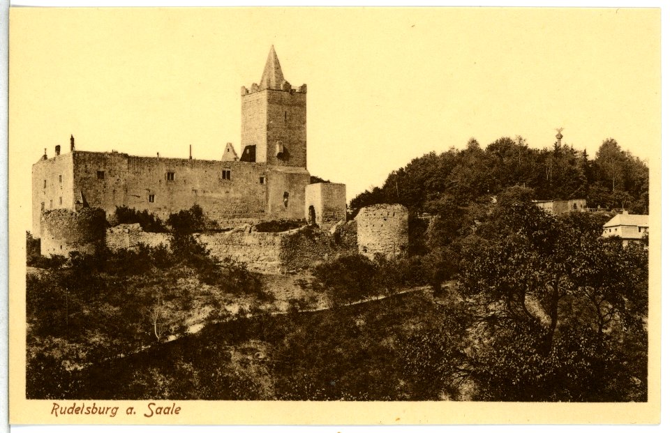 13934-Rudelsburg-1912-Rudelsburg von Süden-Brück & Sohn Kunstverlag