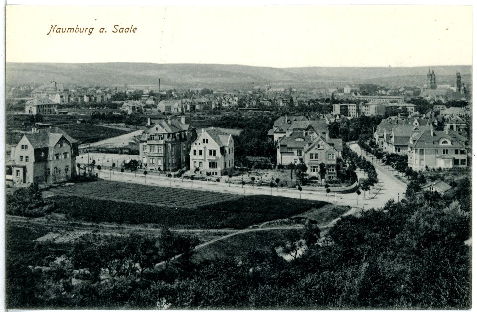 13947-Naumburg-1912-Blick auf Naumburg-Brück & Sohn Kunstverlag