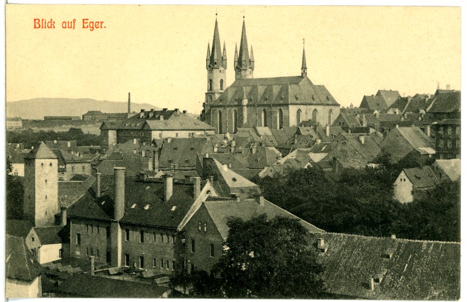 13791-Eger-1912-Blick auf Eger-Brück & Sohn Kunstverlag