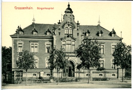 13809-Großenhain-1912-Bürgerhospital-Brück & Sohn Kunstverlag