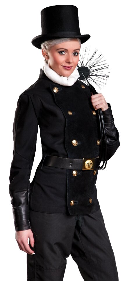 Chimney sweep woman girl