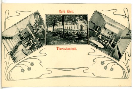 12574-Theresienstadt-1911-Cafe Wien-Brück & Sohn Kunstverlag photo